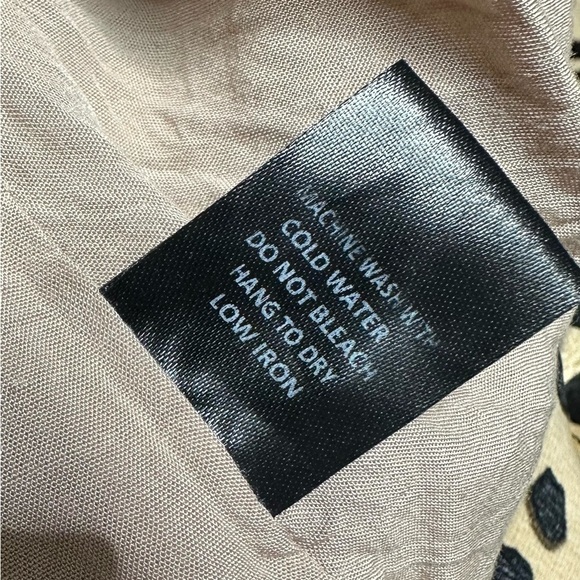 Olivaceous Cheetah Leopard Animal Print Sleeveless Ruffle Hem Slip Dress Small - Picture 8 of 8